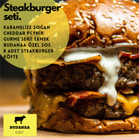 Efsane Steakburger 1 kg ve Kiti